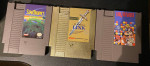 Retro NES Nintendo Games Cartridges (Metroid, Zelda, Mario)
