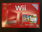 Wii Nintendo Rare  Red 25th Anniversary Edition Ed.