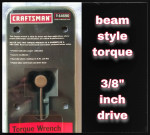 CRAFTSMAN 3/8" TORQUE WRENCH