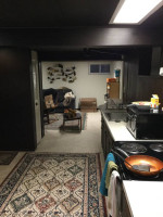 Cozy 1-bedroom basement apartment with kitchen, private entrance, and proximity to Clarendon Metro in Arlington.