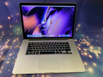 Apple Macbook Pro A1398 15.4" Quad Core i7 2.5Ghz 16G 512GB SSD 2015