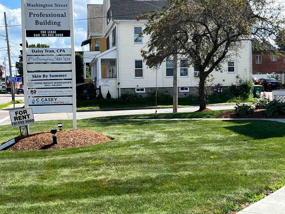 Norwood Virtual office address, mailbox, sign on post