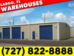 1,800sf: INDUSTRIAL WAREHOUSE W/OFFICE & BATHROOM/ LARGO/CLEARWATER