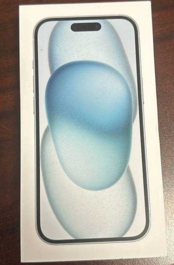 Sealed Apple iPhone 15 - 128GB - Blue (Factory unlocked ) - New