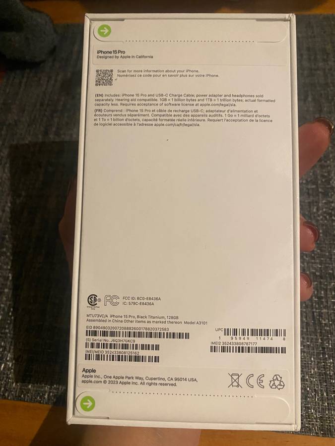 iPhone 15 Pro Brand New in Box