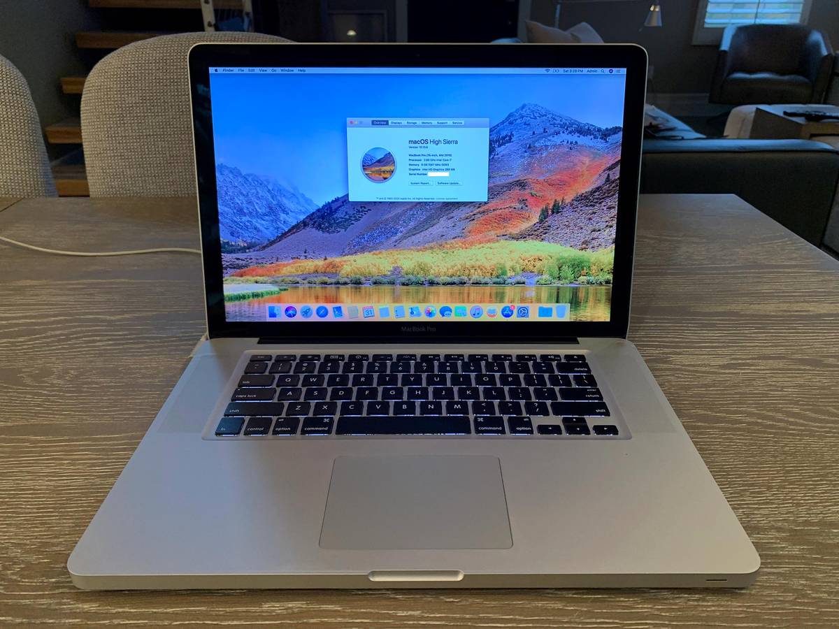 Apple MacBook Pro 15-Inch Core i7 SSD 2.66 Mid-2010