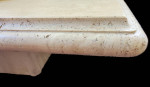 Italian Travertine Console Table