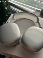 silver airpods max