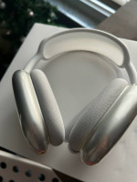 silver airpods max