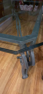 Huffman Koos coffee cocktail Glass-top table