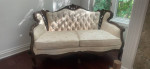 Antique carved Victorian style sofa
