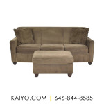 Raymour & Flanigan Track Arm Sofa and Ottoman (Was 1500)