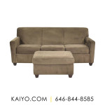 Raymour & Flanigan Track Arm Sofa and Ottoman (Was 1500)
