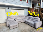FREE DELIVERY Electric Recliner Sectional Couch Sofa 6 PC in EXCELLENT Condition