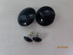2 pair navy earrings