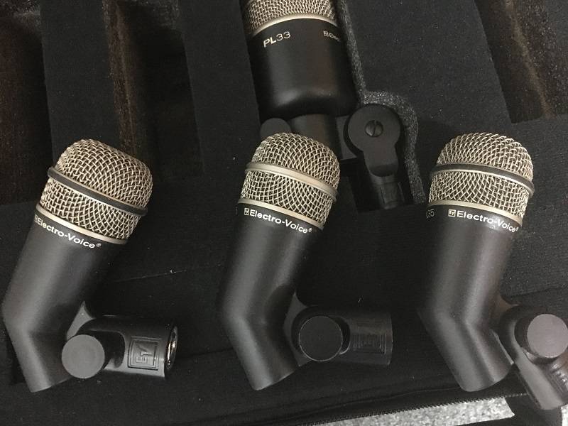 DRUM 5 PIECE EV MICROPHONE SET