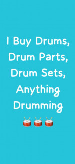Cash for Drums, Drum Set, Parts 🥁