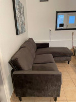 Sofa with chaise