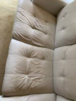 Acme Furniture Diamond White Bonded Leather Queen Sleeper Sofa Couch