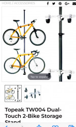Like New Dual Bike Garage Storage Stand Sells on Amazon for $220!