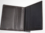 Coach Classic Grain Leather Bifold Billfold Card Wallet Brown