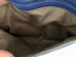 COLE HAAN  Large Blue Leather Handbag