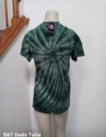 NWT Catoosa Indians T Shirt Green Tie Dye Adult Small 2 For $25