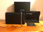 YSL CASSANDRE ENVELOPE CHAIN WALLET/PURSE