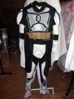 Star Wars Trooper Costume, Helmet Mask, Light Sabers, Laser Guns...