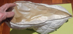 New KATE SPADE New York White Quilted Puffer Pouch 16” x11.5”