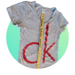 Calvin Klein Sleepwear - Monogram ( C K ) Light Gray Tee - SIZE M