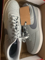 Gray Nike Low Tops