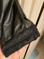 Like New ! Women’s Leather Trench Coat Size Medium Make Offer !