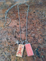 *Three (3) Charm Necklace "LUCY LU" JEWELRY