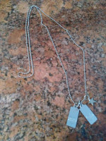 *Three (3) Charm Necklace "LUCY LU" JEWELRY