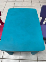 3 Piece Ikea Kid Size Outdoor Table and Chair Set