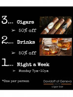 321 Special (Free Admission) @ Davidoff Cigar Bar