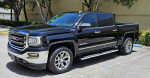 2018 GMC Sierra 1500 SLT 4x4 Z71 in excellent condition, black exterior with chrome accents and polished wheels