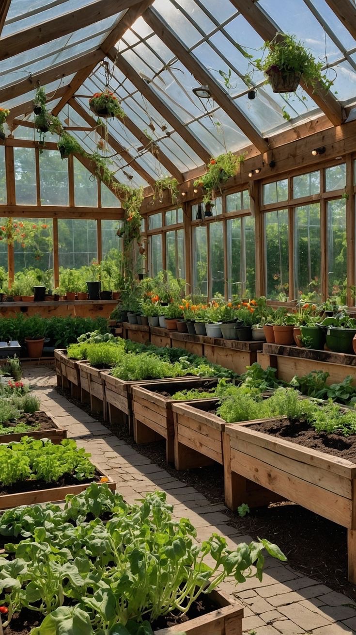 A place for business. Green house