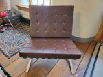 Barcelona Chair - Vintage MCM Mid Century Lounge Chair