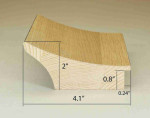 Great 4.1" wide photo frame