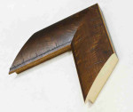 Brown frame for Diploma, Picture, Poster or Photo, 3.3 inches wide, 1.42 inches high.