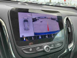 2022 Chevrolet Equinox LT dashboard display showing backup camera view with parking guidelines and vehicle layout.