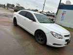 2012 Chevrolet Malibu LS for sale, 175,422 miles, white car with clean interior, fuel-efficient, priced at $3,600.