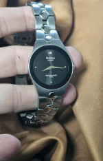 Armitron Diamond Steel  AL21E WATCH works new battery