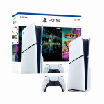 Original PS5 Slim 2TB Game Consoles With 5 games and Extra Controller New