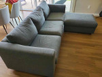 Ikea VIMLE 3 seater sofa + ottoman