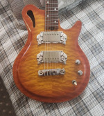 Handmade by Gadow semi- hollow lightweight guitar