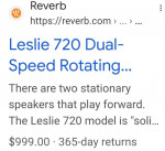 Leslie Speaker Tone Cabinet 11 Pin Extremely Powerful Concert Leslie Model 720