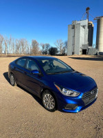 Blue 2019 Hyundai Accent SE for sale, featuring front-wheel drive, Bluetooth, and a backup camera.